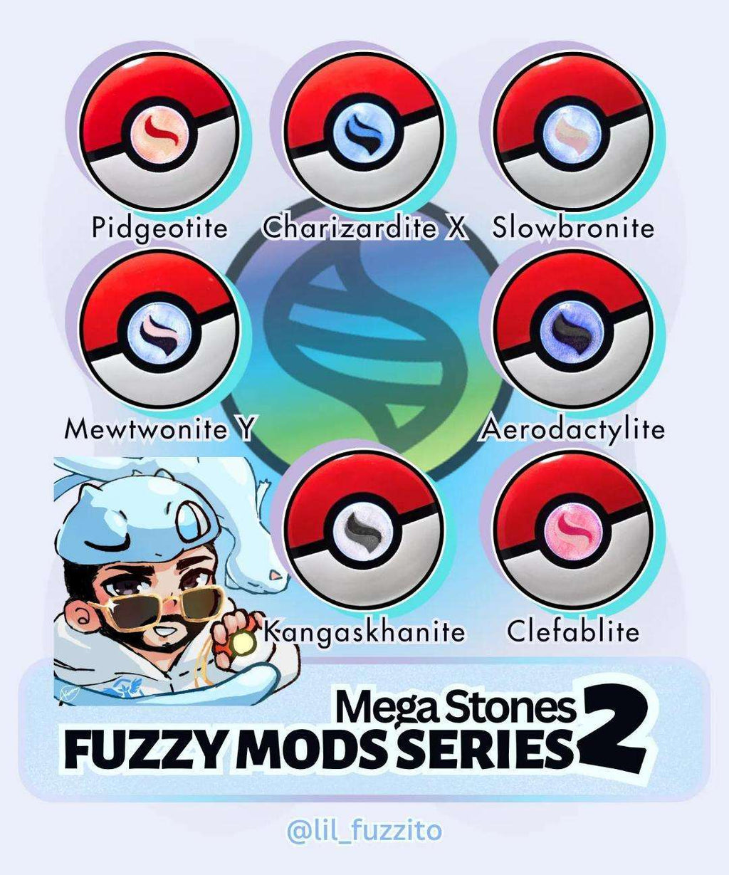 Mega Stone Center Button Blind Bag Series 2