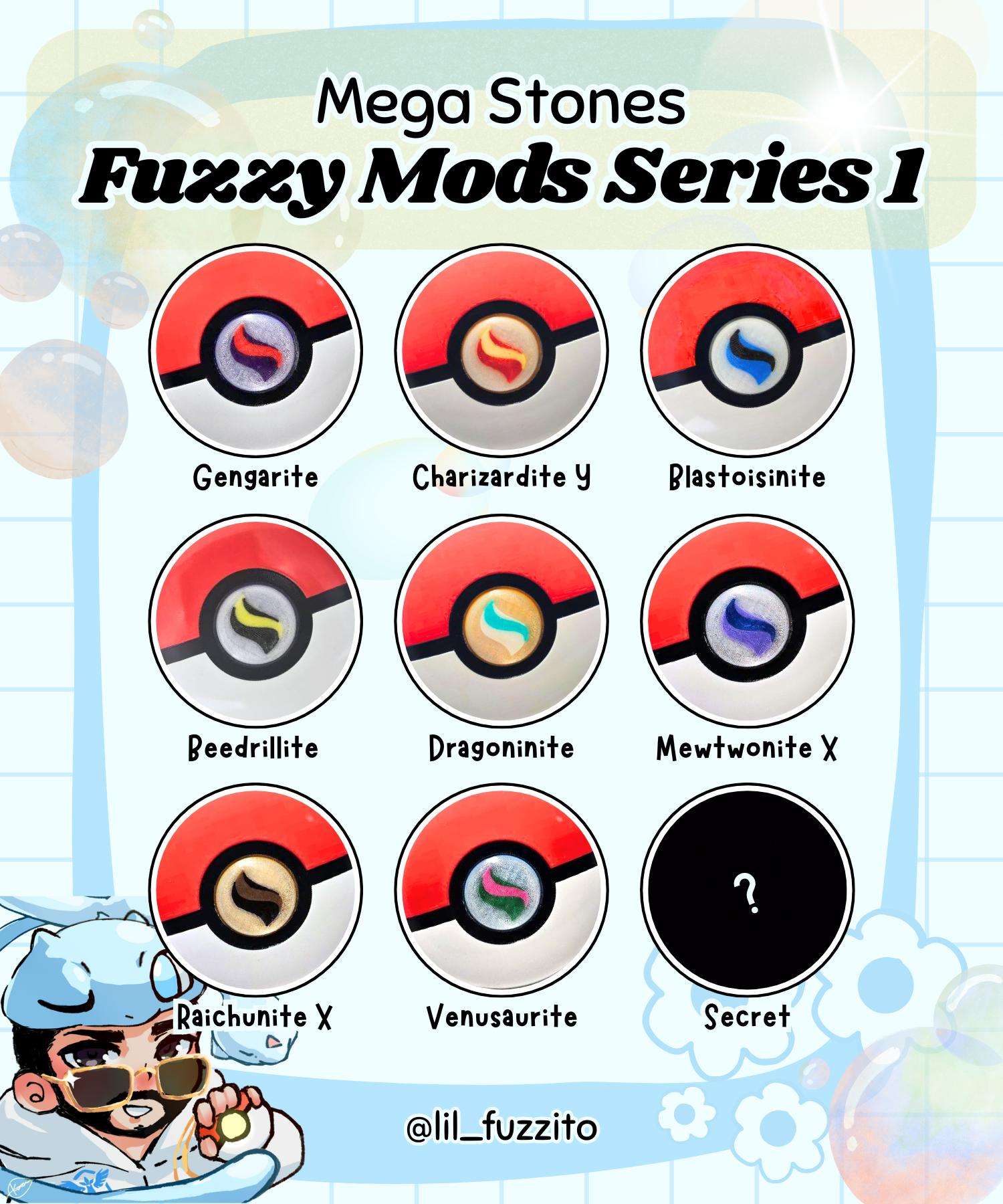 Mega Stone Center Button Blind Bag Series 1